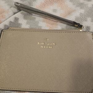 Kate Spade Beige Wristlet